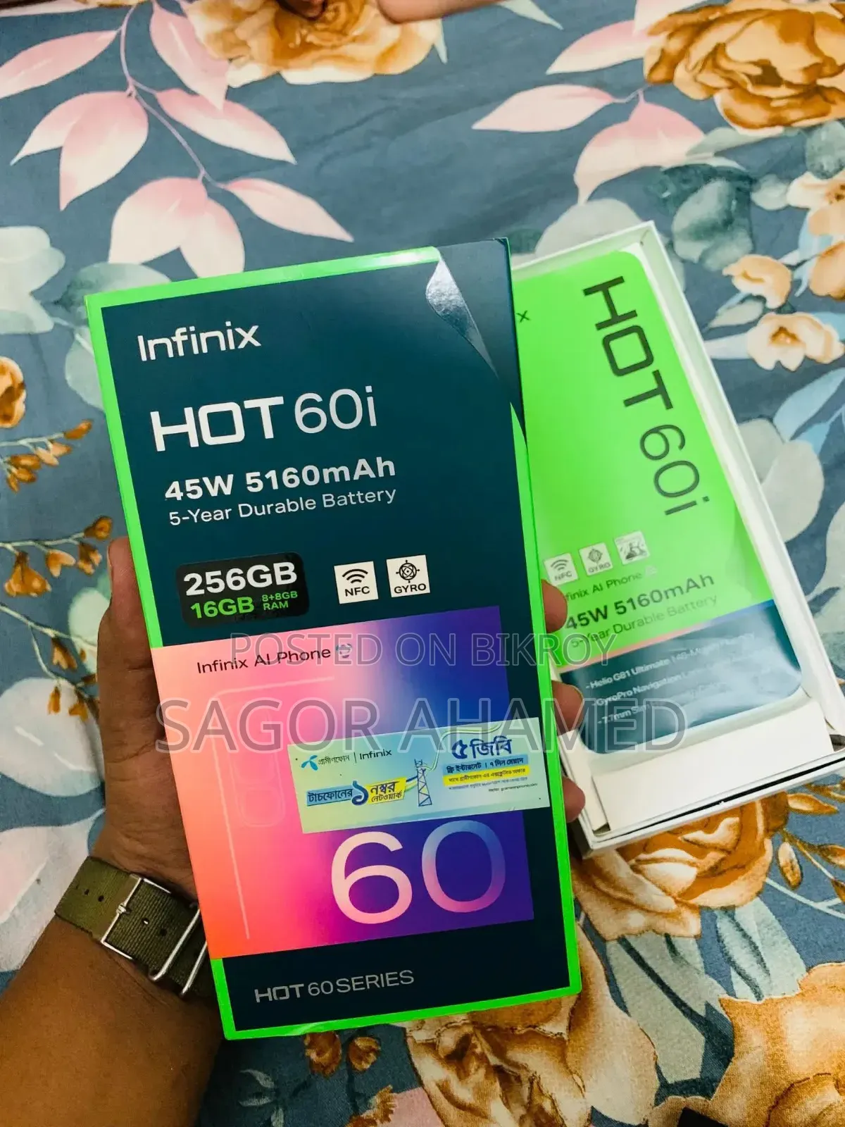 Infinix Hot 60i 256 GB Black