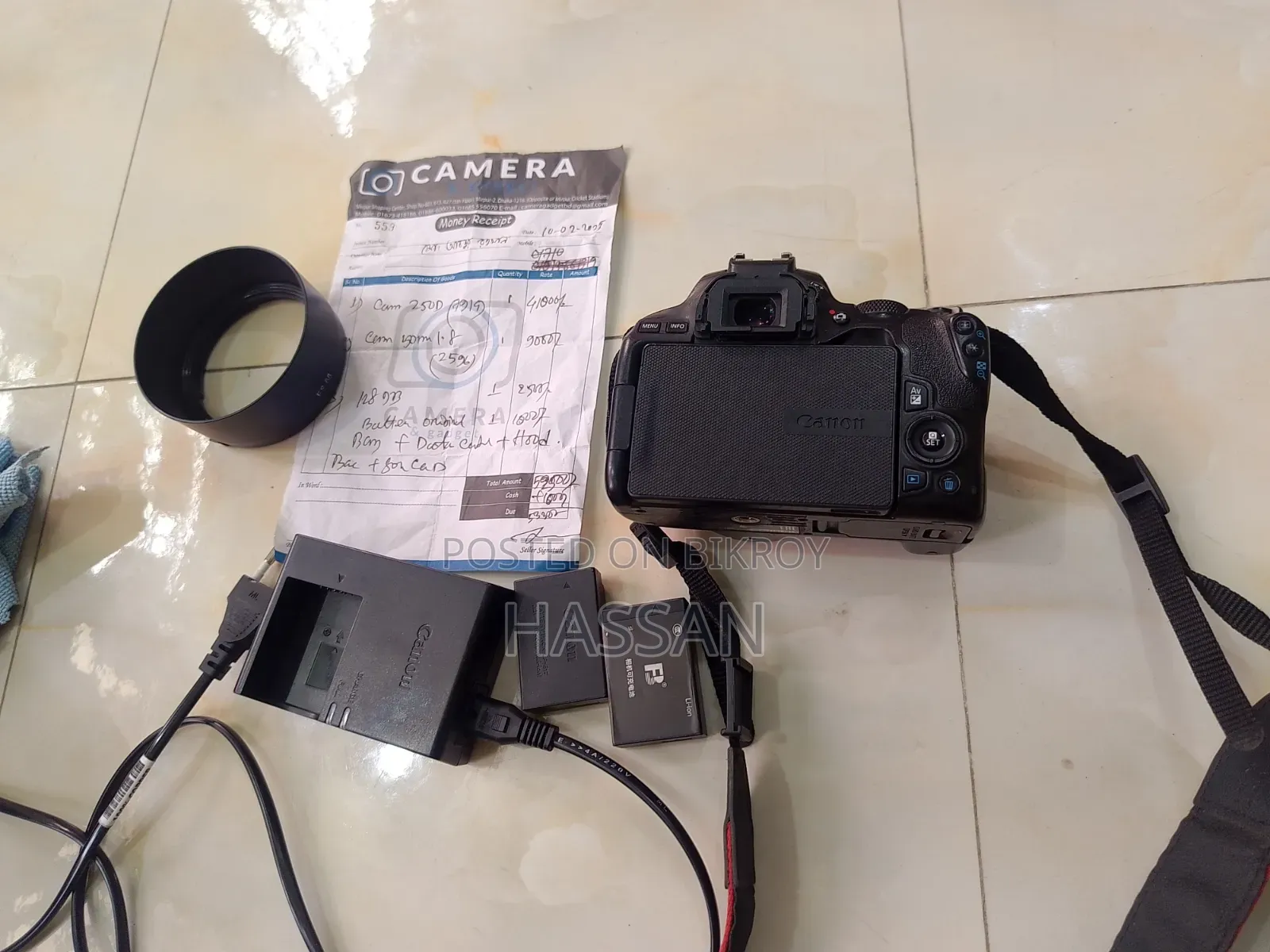 Canon 250d With 18-55mm