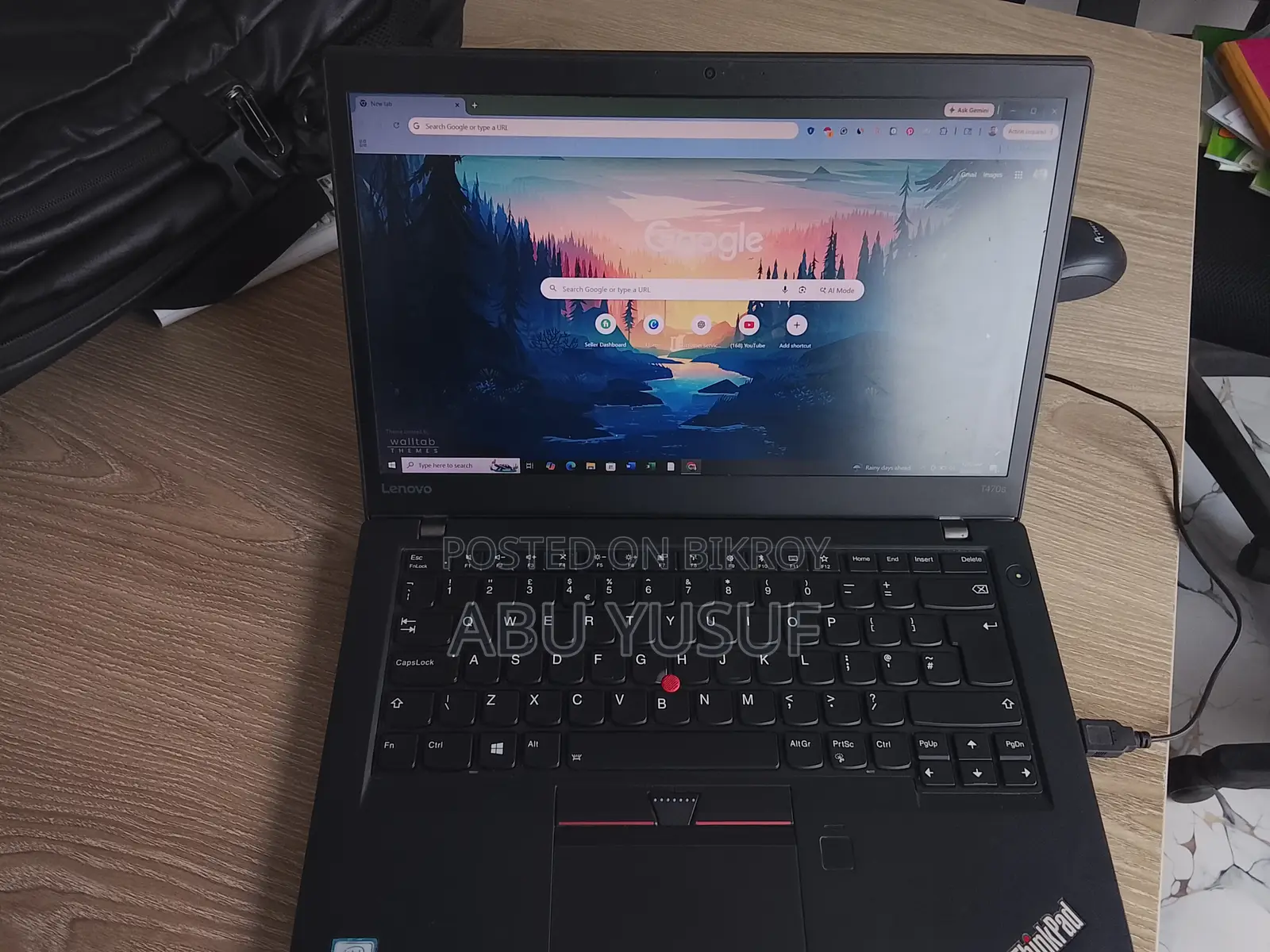 Laptop Lenovo ThinkPad T470 8GB Intel Core i5 HDD+SSD 256GB
