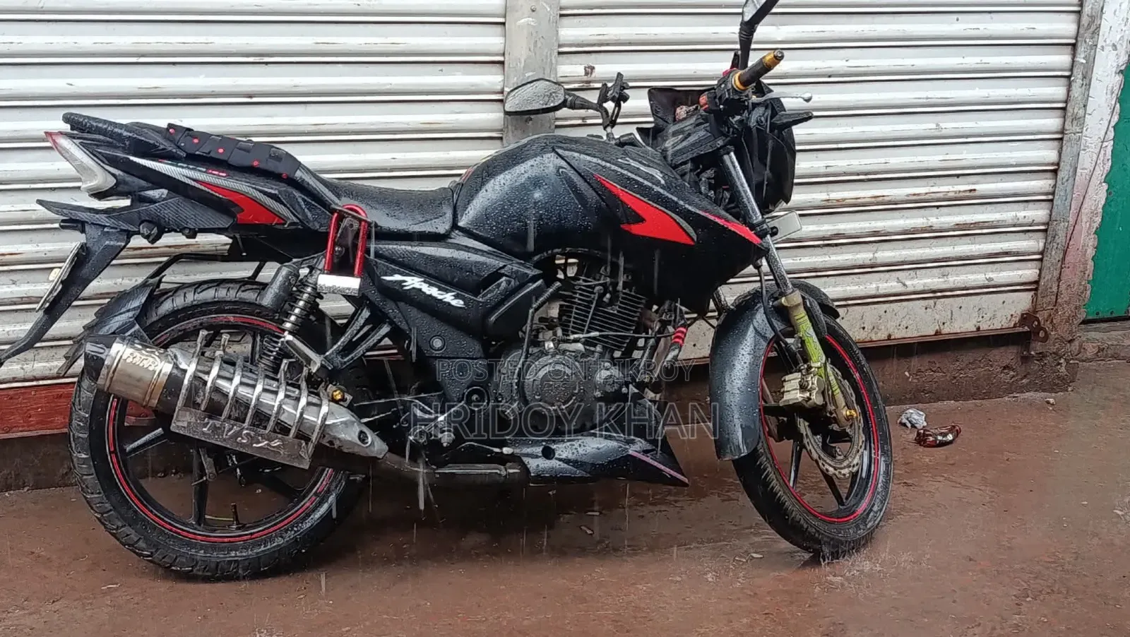TVS Apache RTR 160 2V 2018 Black