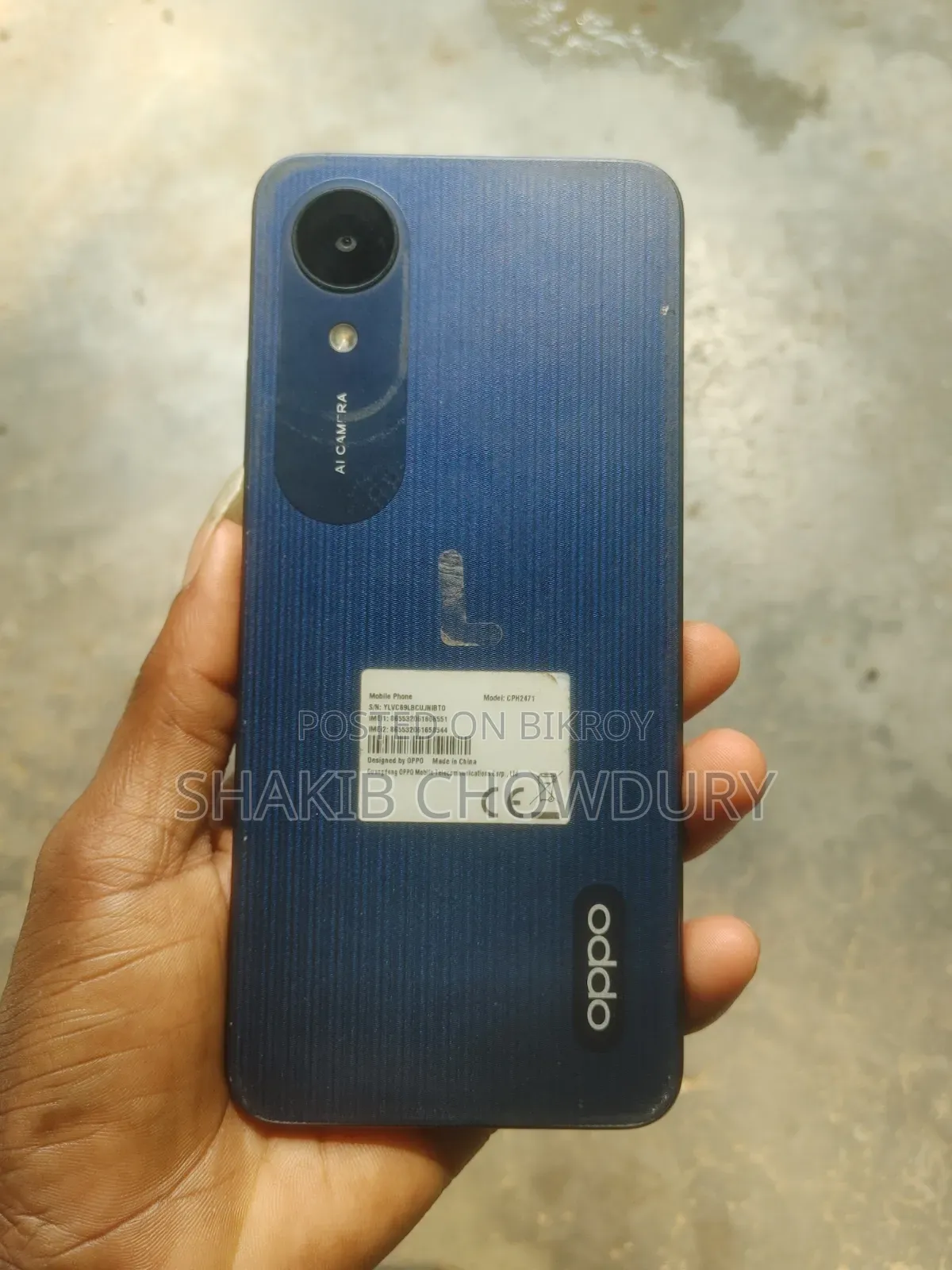 Oppo A17K 64 GB Blue