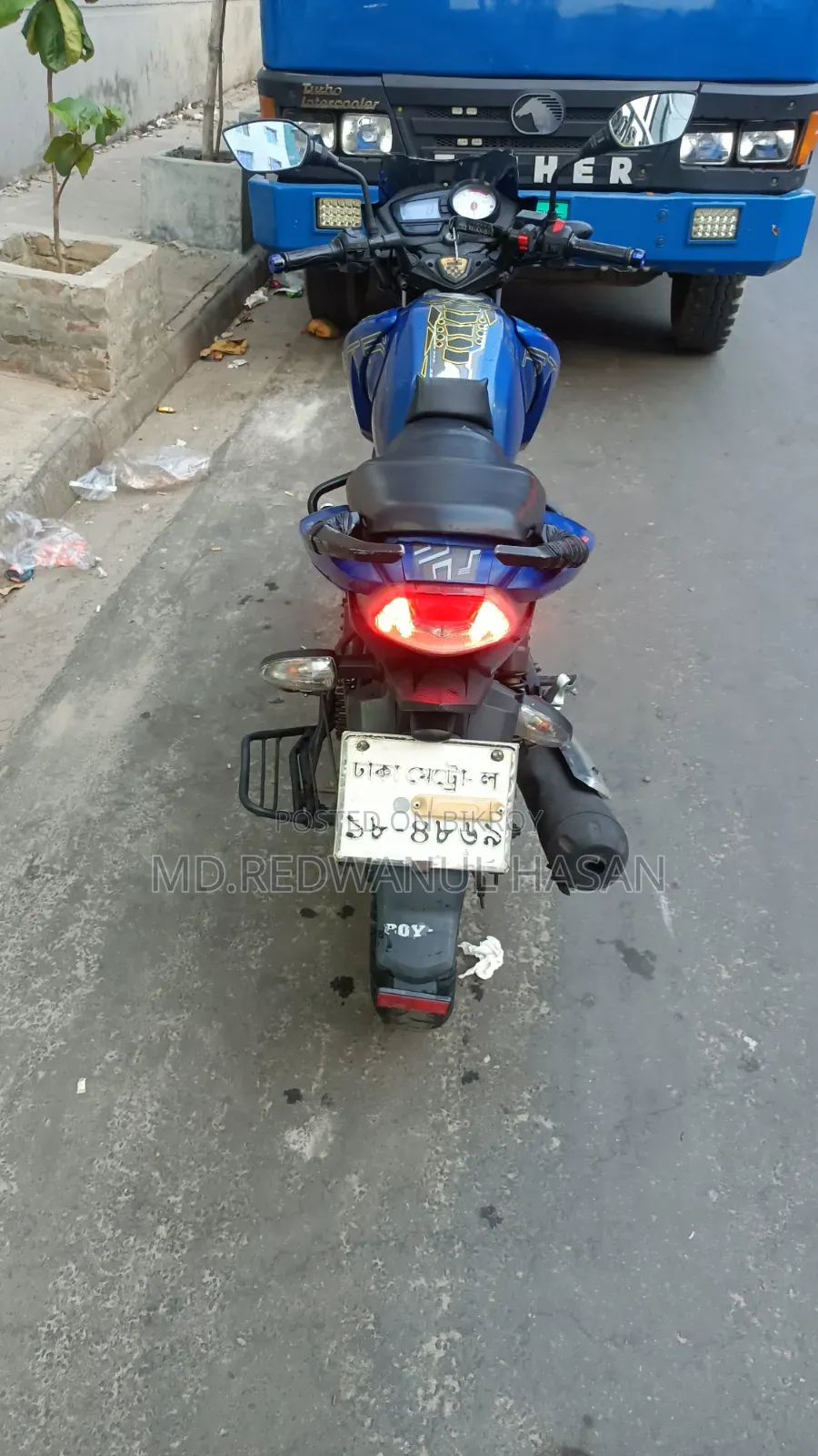 TVS Apache RTR 160 2V 2016 Blue