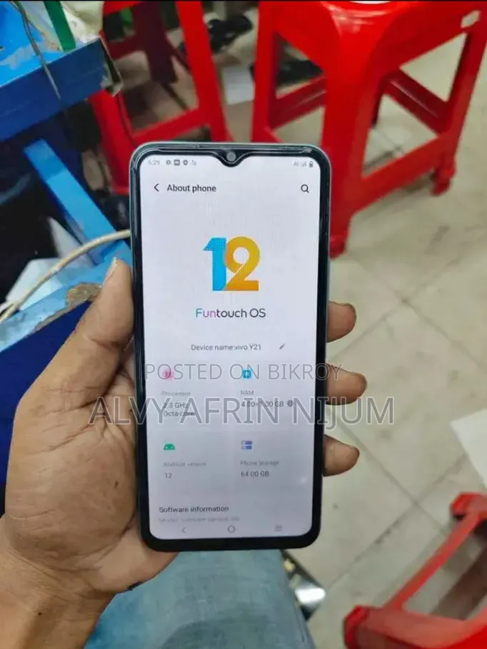Vivo Y21 64 GB Blue