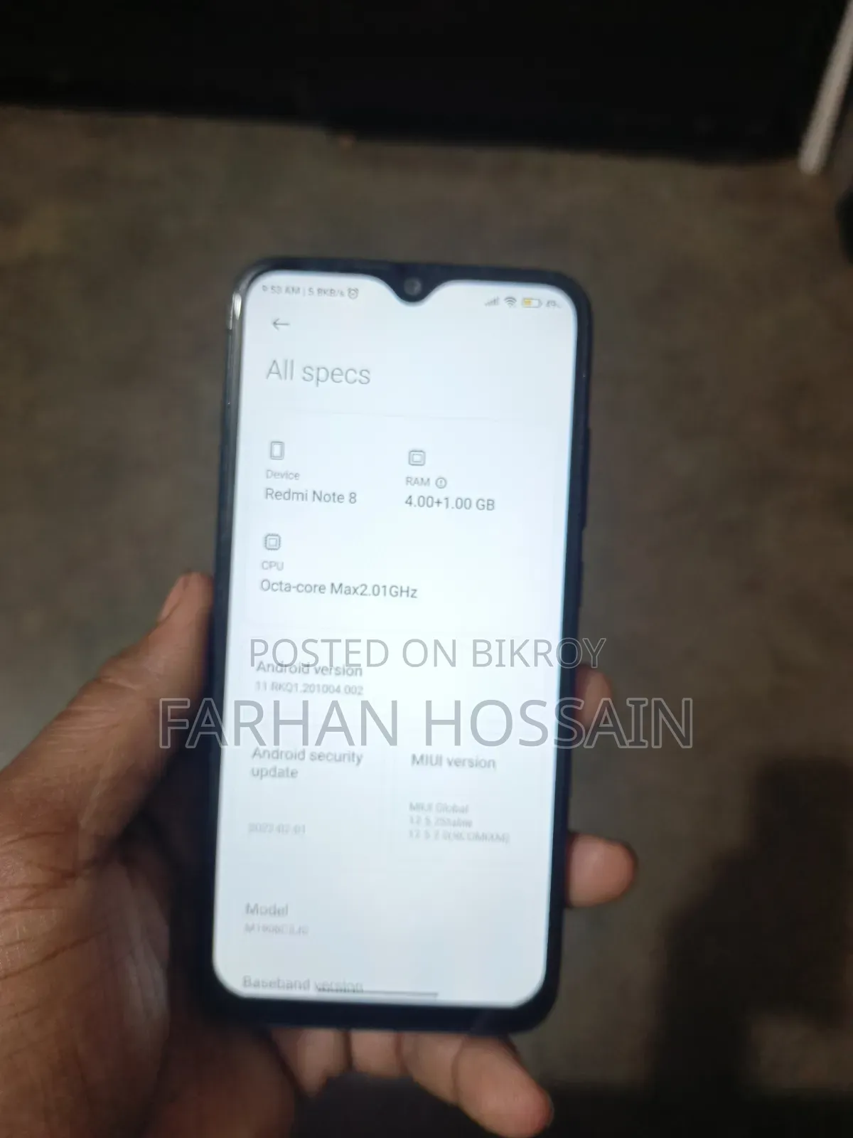 Xiaomi Redmi Note 8 64 GB Black