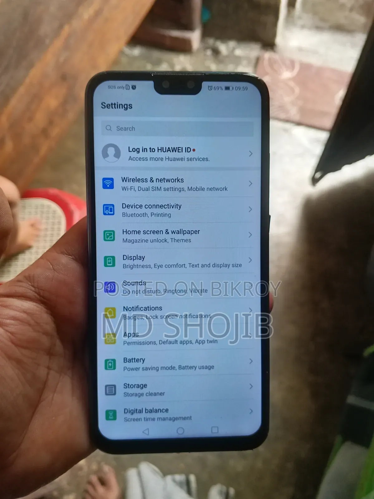 Huawei Y9 64 GB Blue