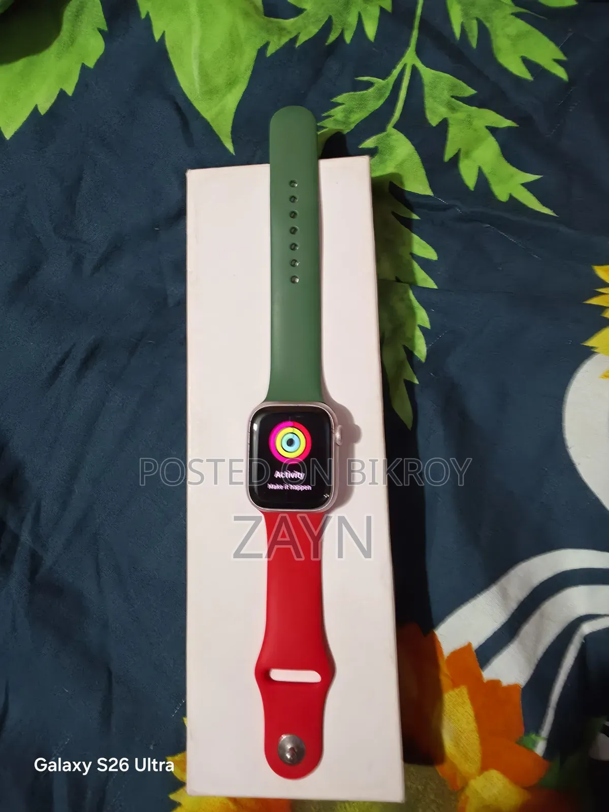 Apple Watch Series 9 Just Pink Colour 41mm Full Box 100% Battery