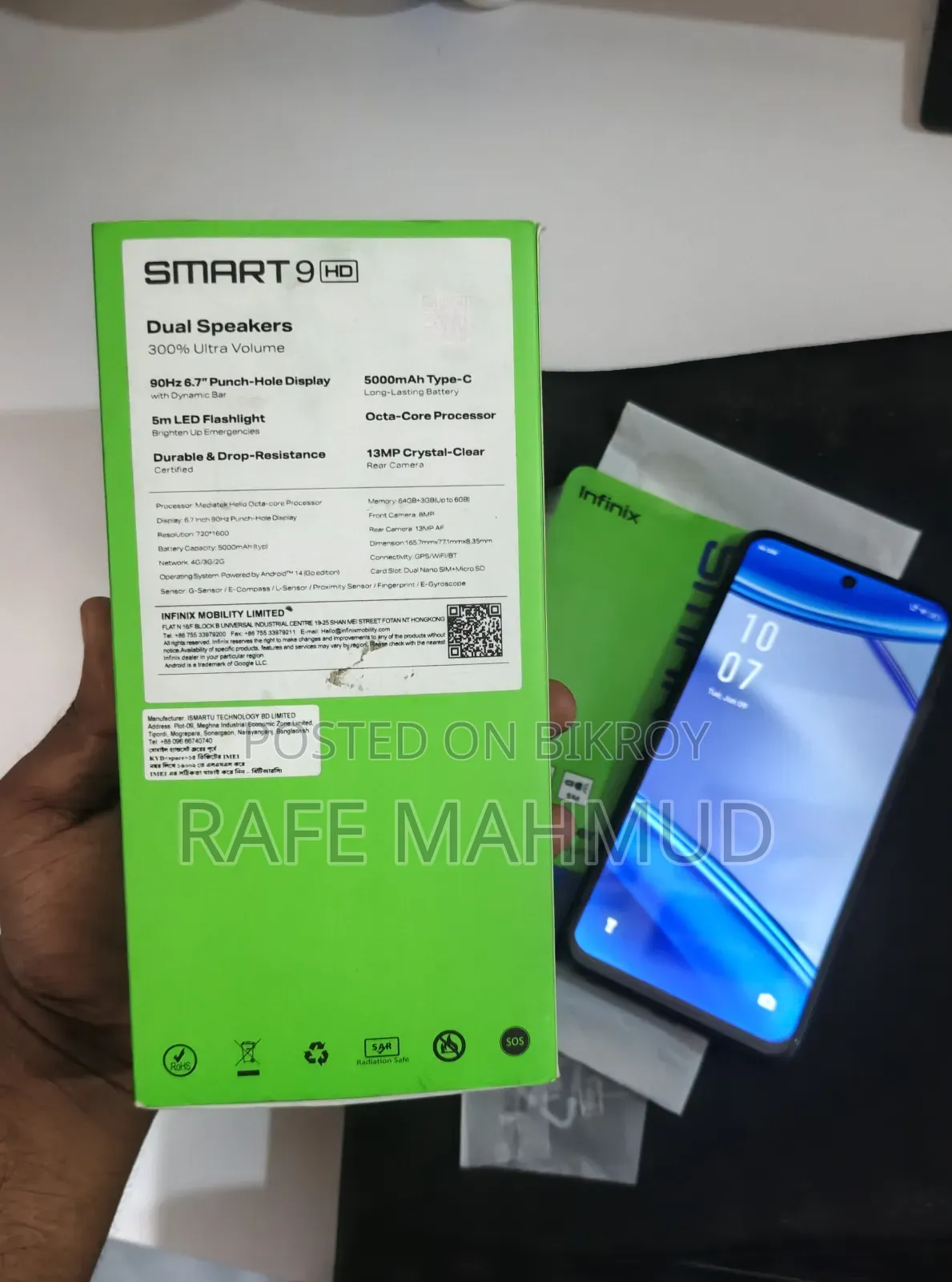 Infinix Smart 9 64 GB Black