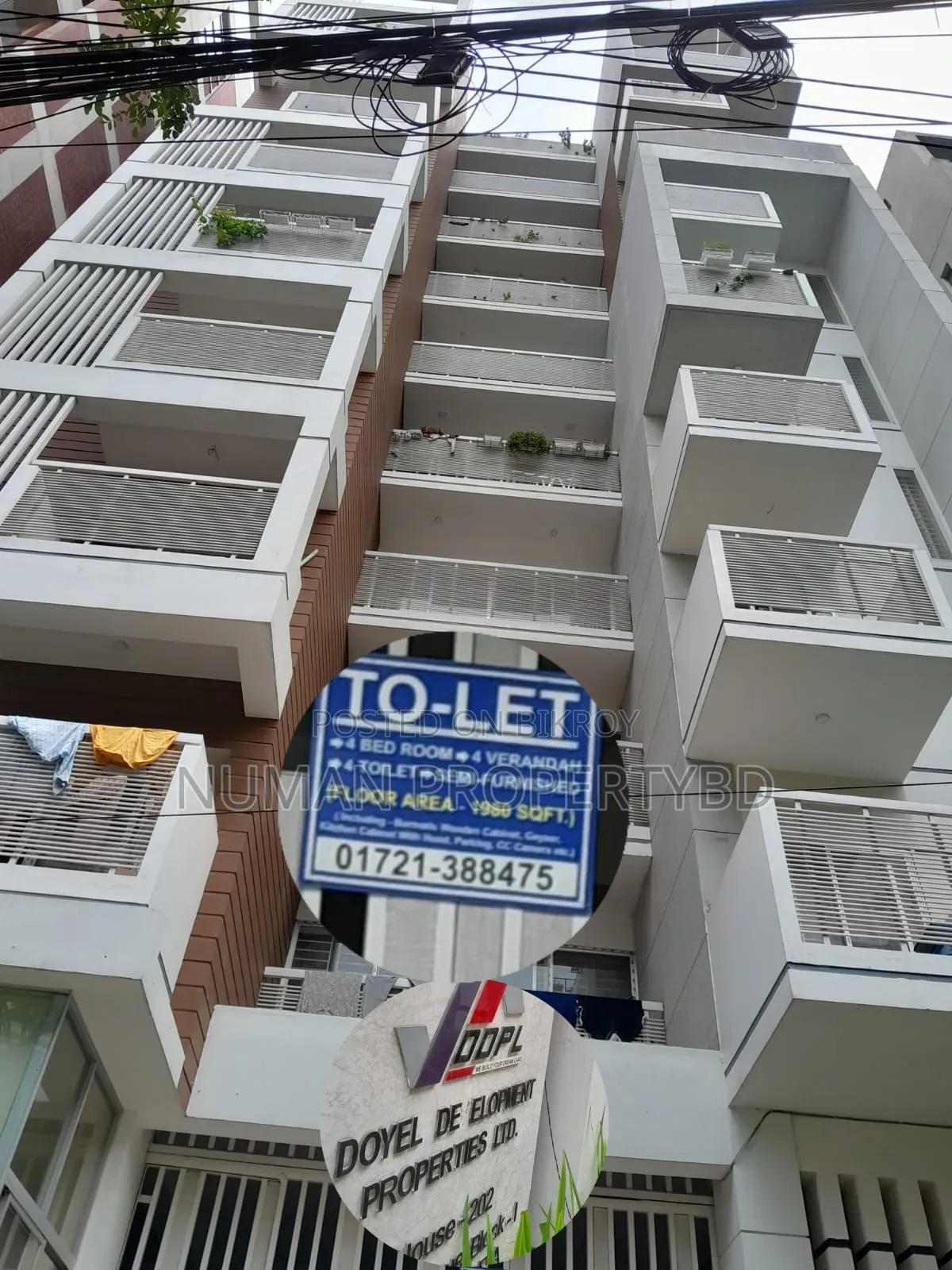 3-bedroom Apartment in Numan Property Bd, Basundhara for rent