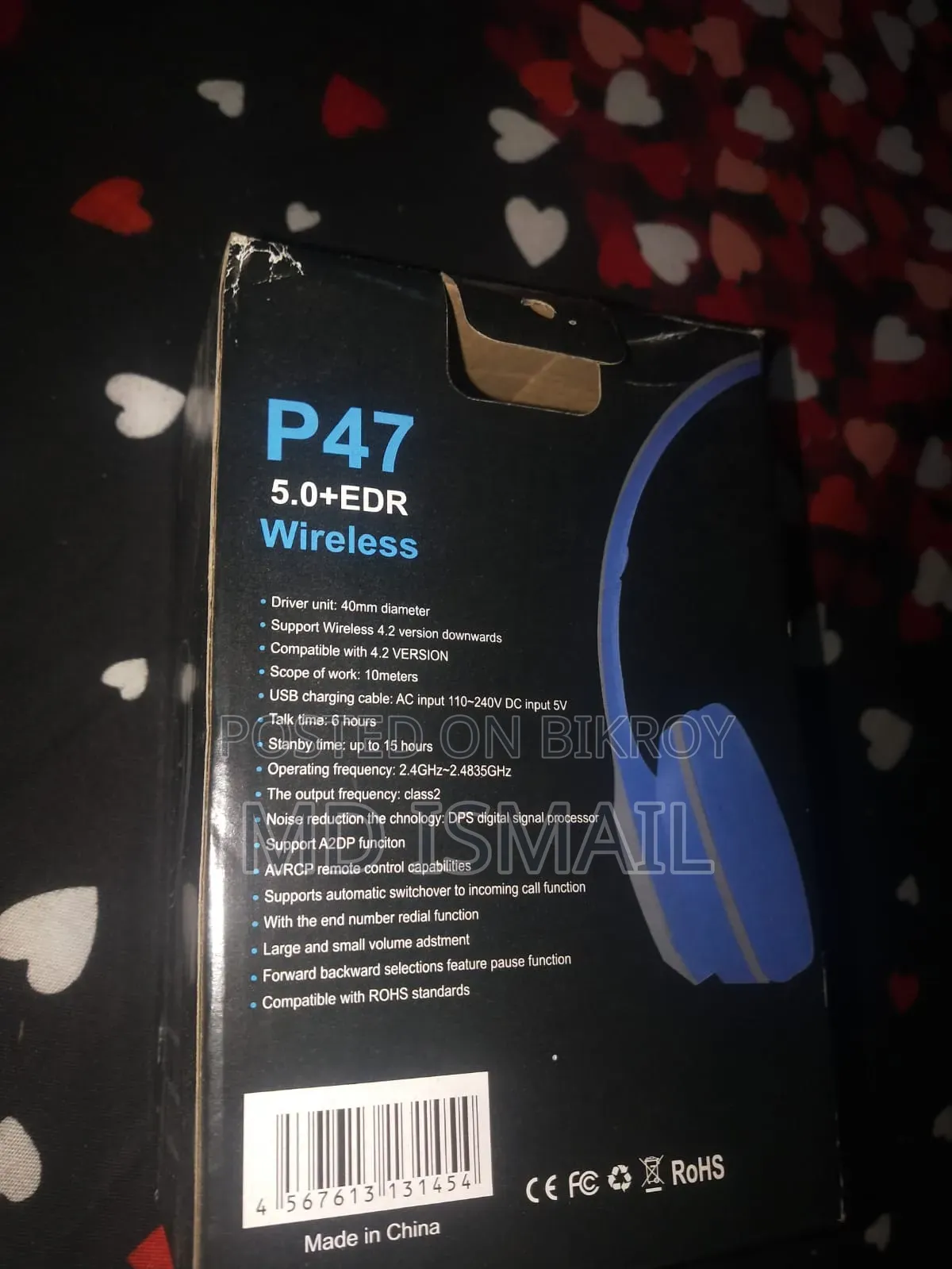 P47 Bluetooth Headphone