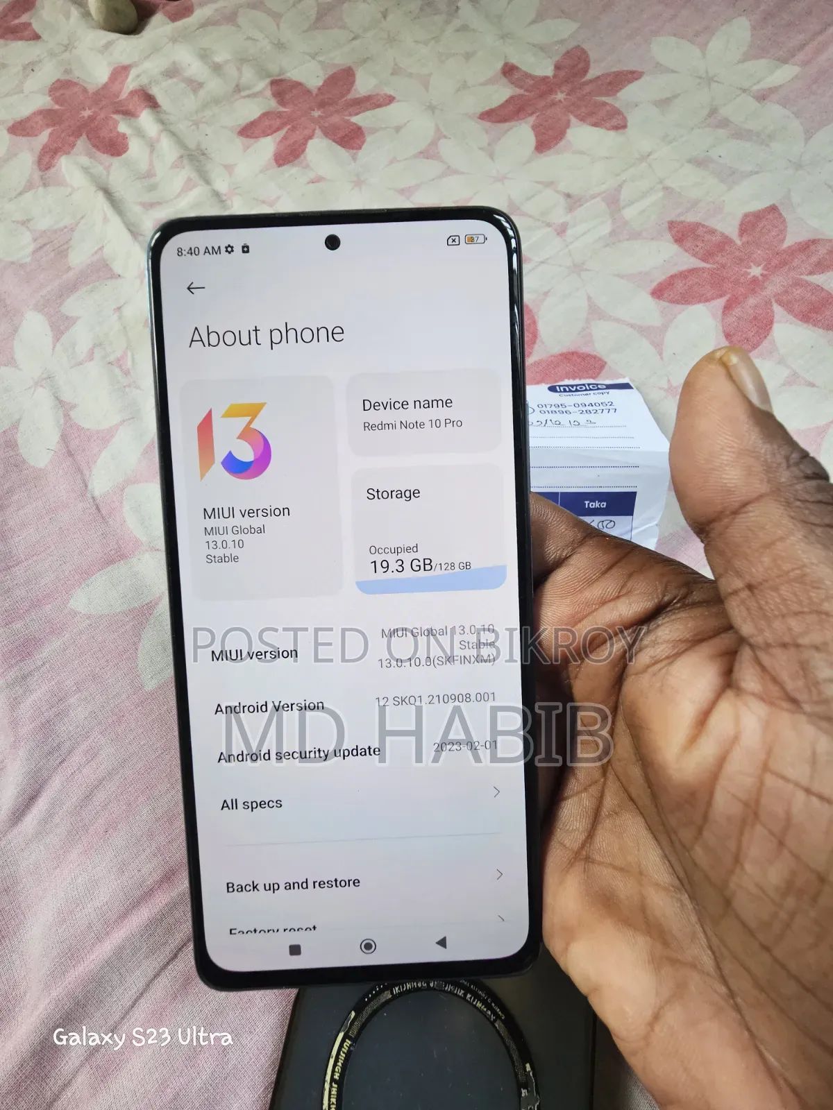 Xiaomi Redmi Note 10 Pro 128 GB Red