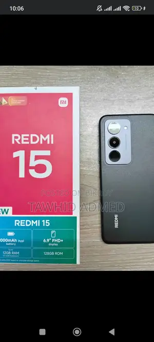 Xiaomi Redmi 15 128 GB Black