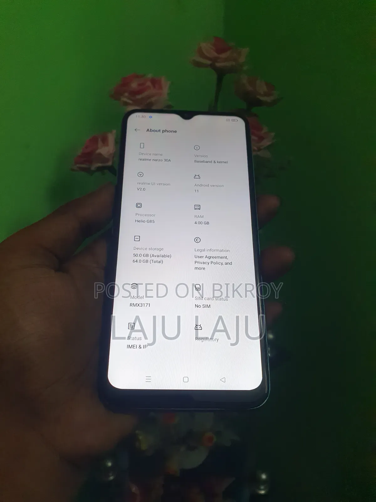 Realme Narzo 20A 64 GB Blue