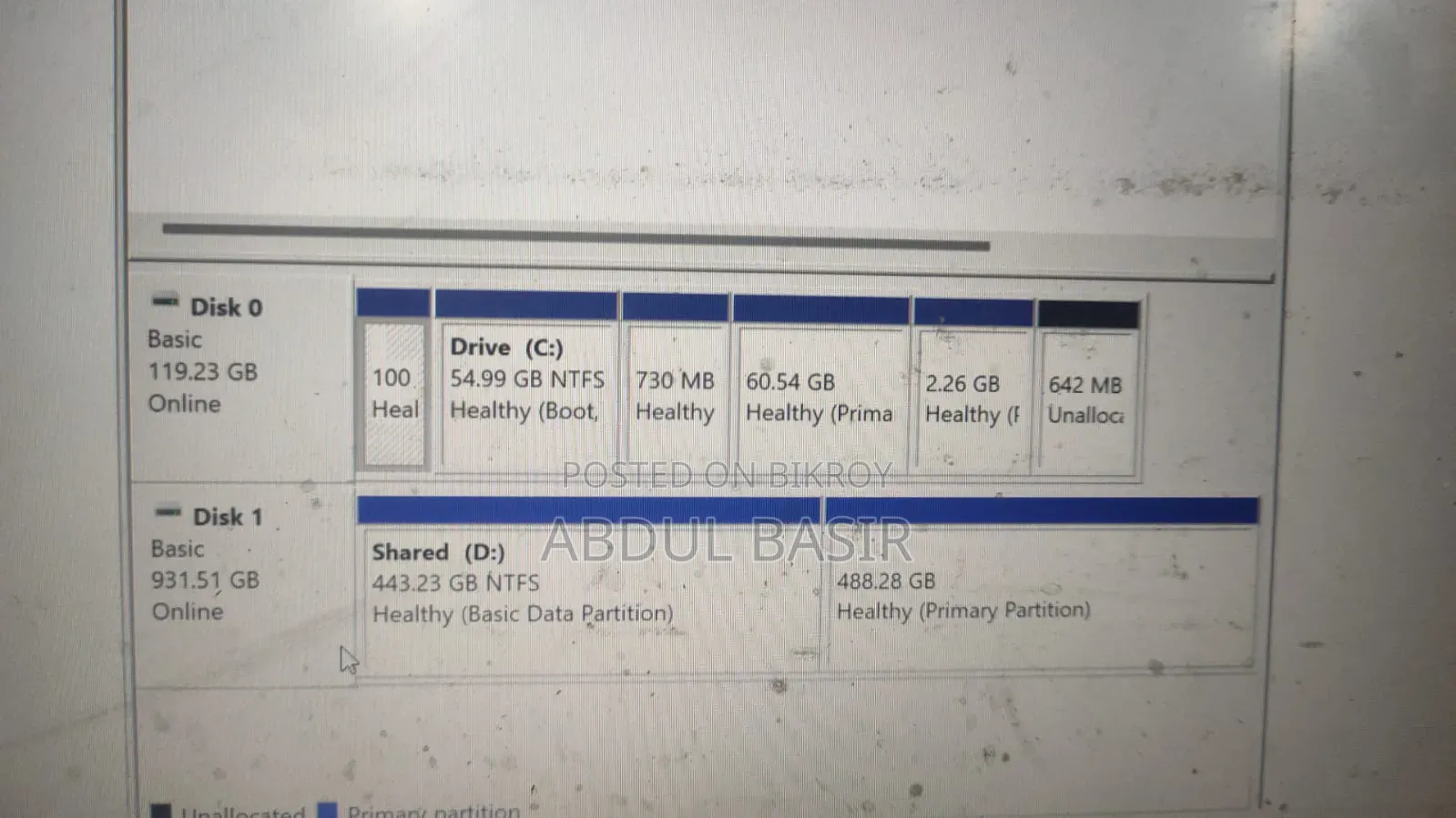 Laptop Acer Aspire 3 4GB AMD HDD+SSD 1T