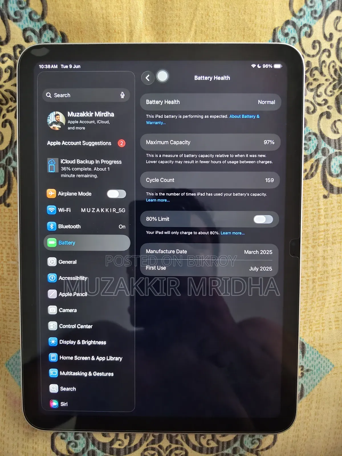 Apple iPad (2025) 128 GB Silver