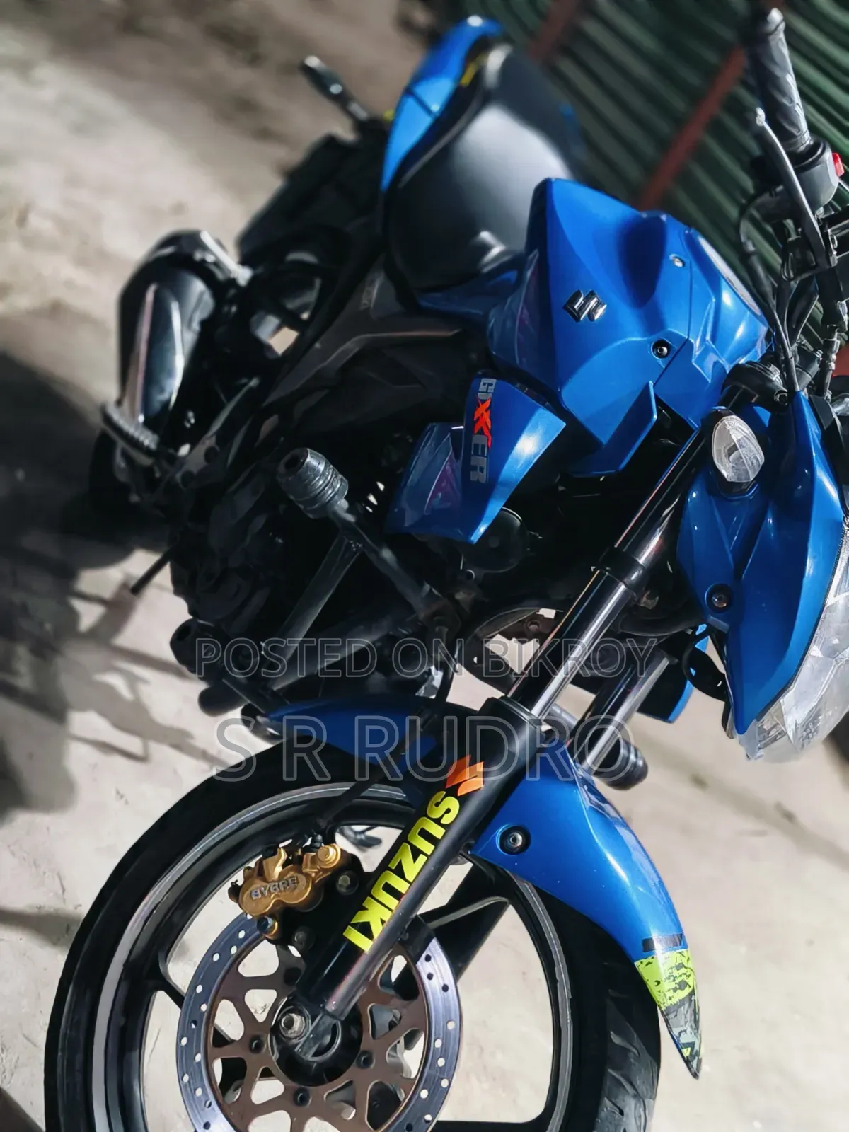 Suzuki Gixxer Monotone 2022 Blue