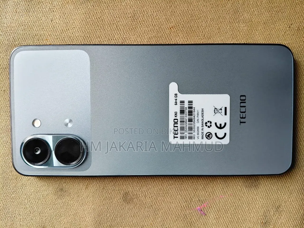 Tecno Spark Go 3 128 GB Gray