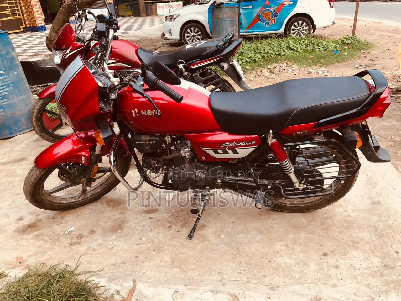 Hero Splendor Plus 2025 Red
