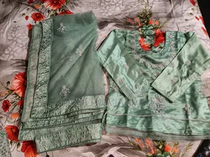 Mint Green Party Wear Lehenga (Excellent Condition)