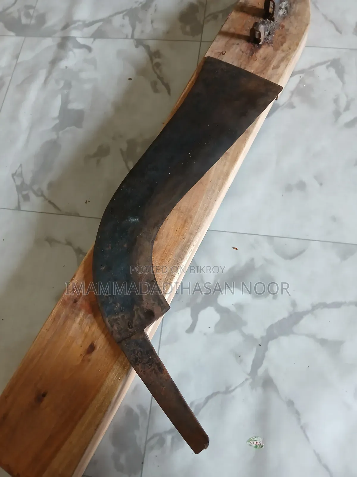 A large cleaver for sale