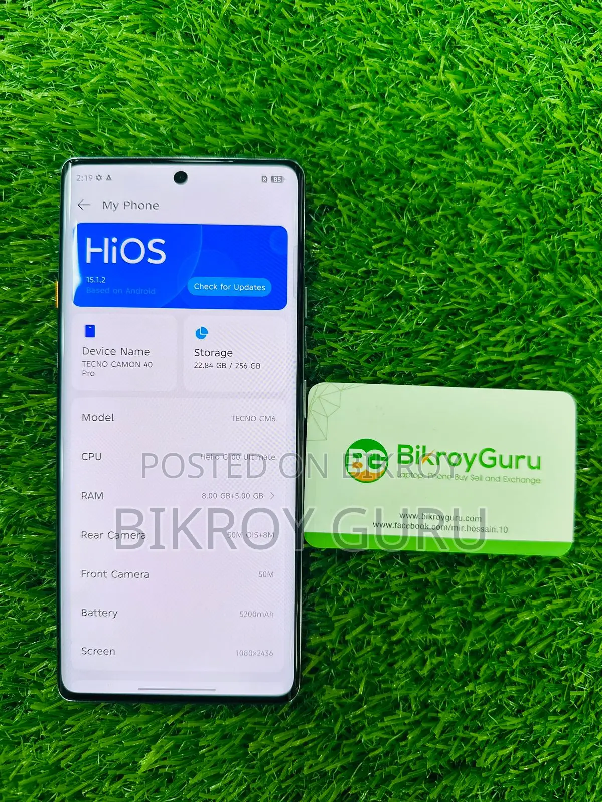 Tecno Camon 40 256 GB White