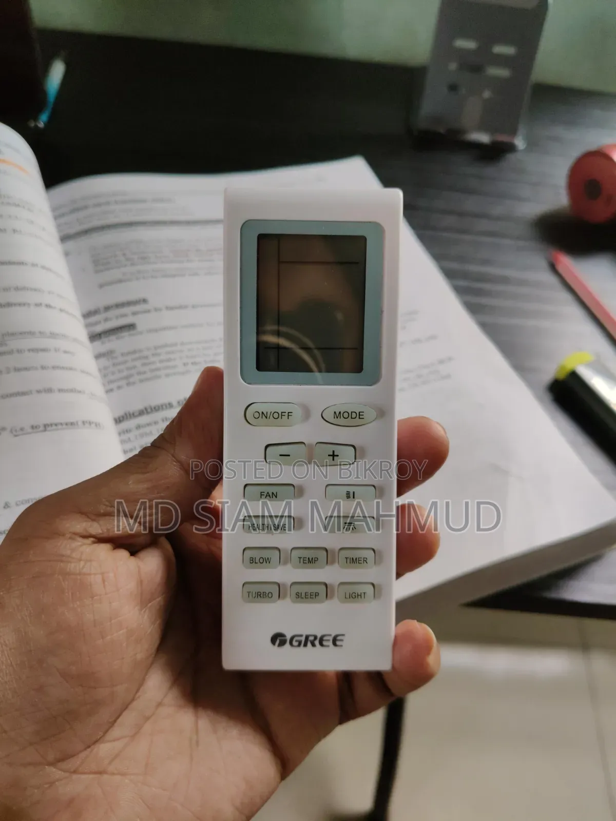 Gree AC Remote