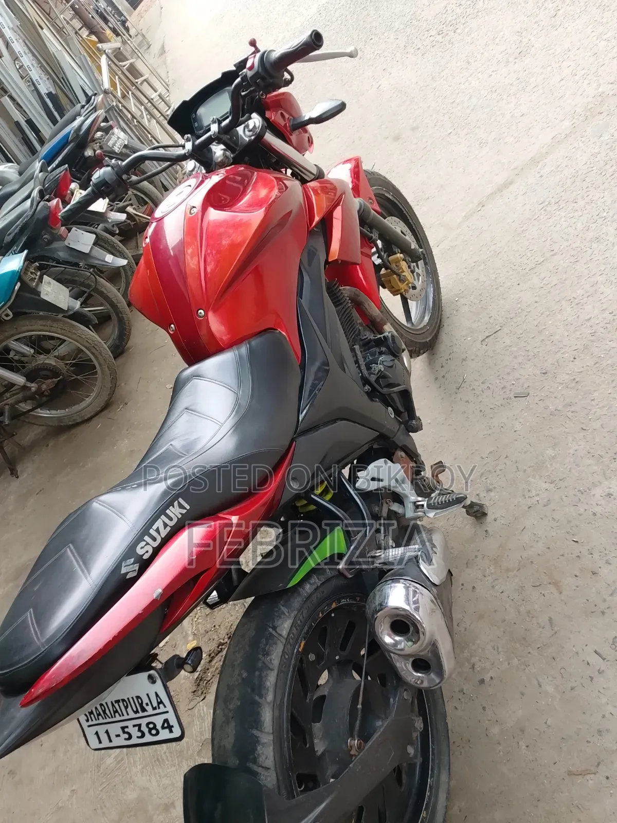 Suzuki Gixxer Monotone 2019 Red