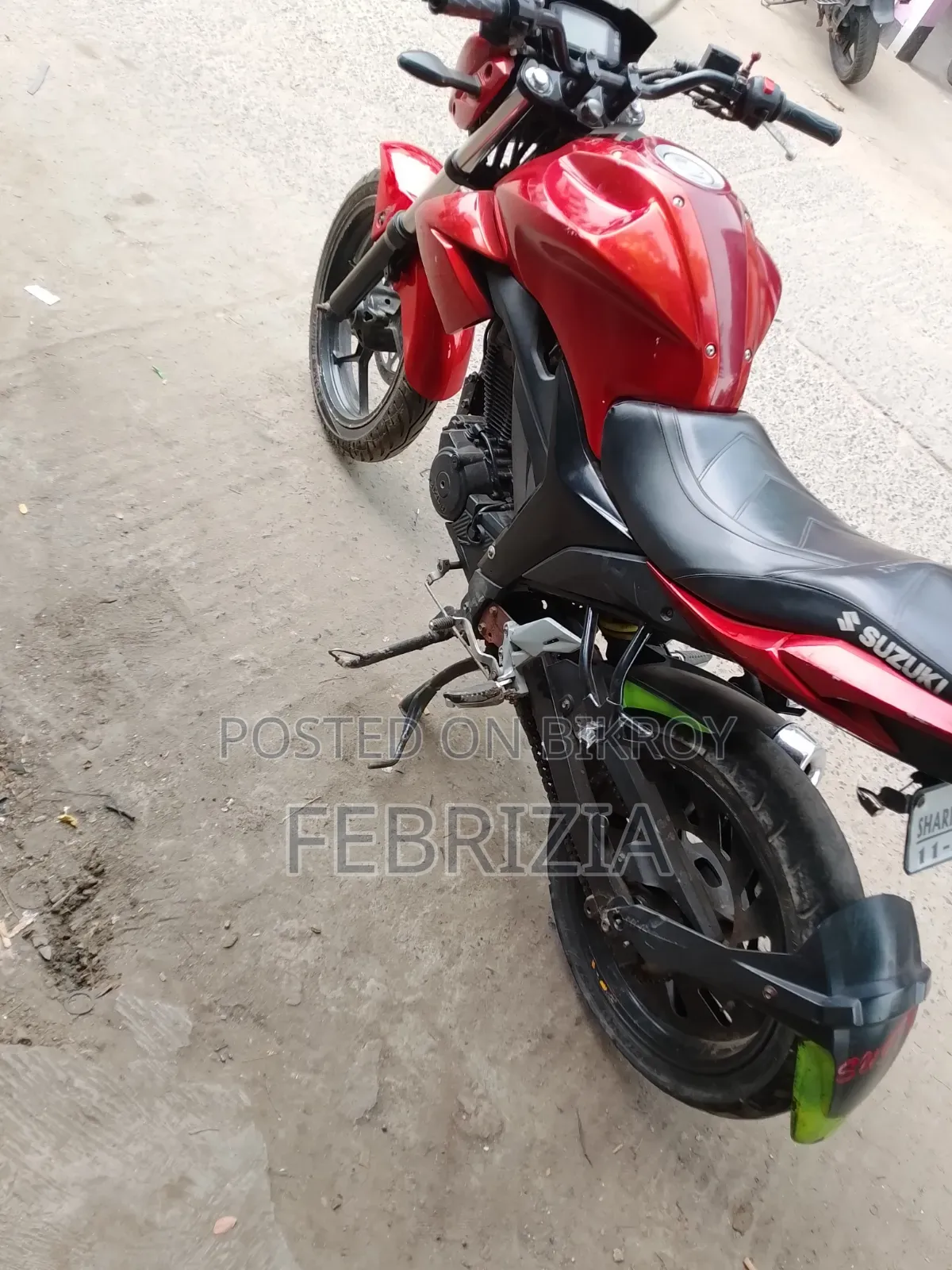 Suzuki Gixxer Monotone 2019 Red