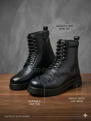 🖤 Premium Black Long Boots for Men 🖤