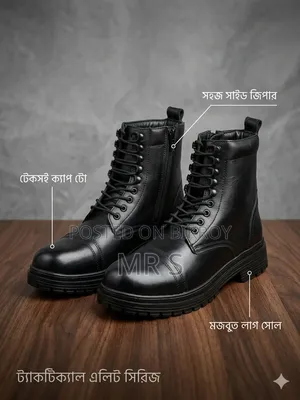 🖤 Premium Black Long Boots for Men 🖤