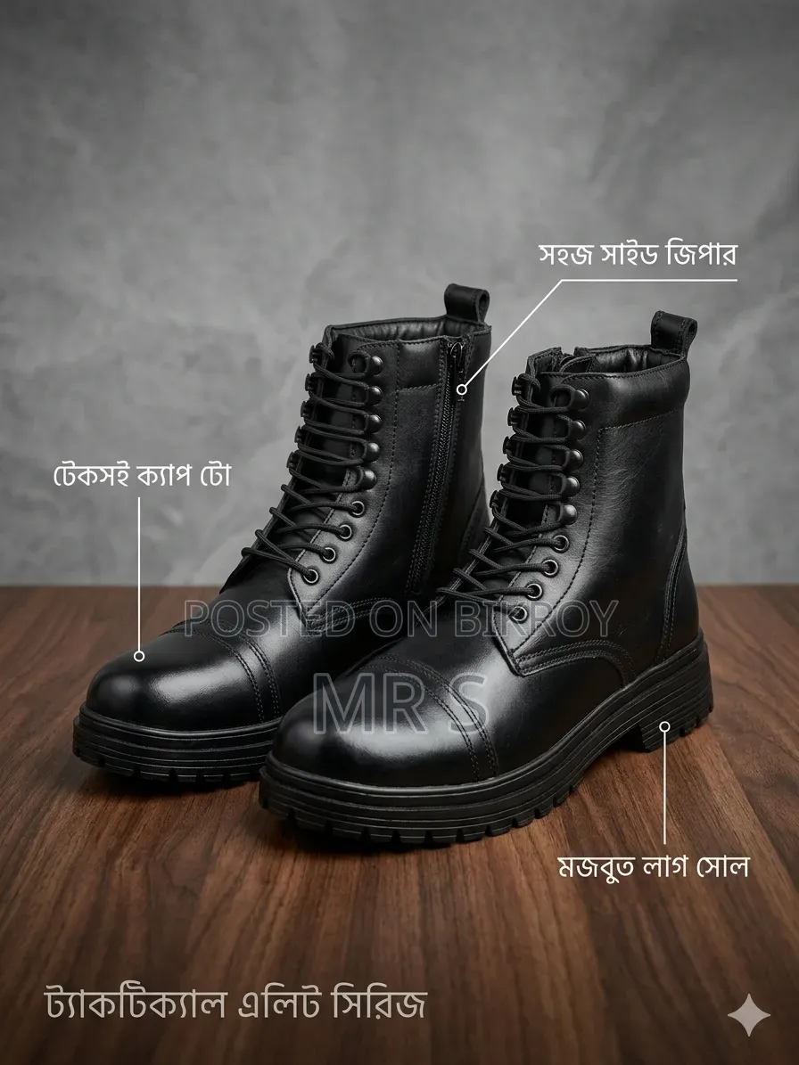 🖤 Premium Black Long Boots for Men 🖤