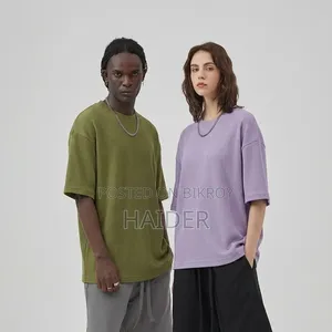 Premium French Brand Kiabi Waffle Fabric T-shirt