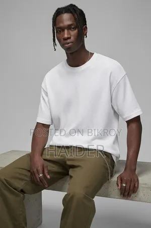 Premium French Brand Kiabi Waffle Fabric T-shirt