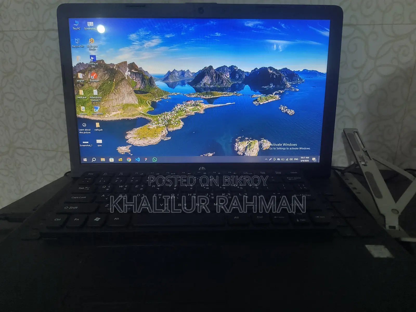 Laptop HP 15 4GB Intel Core i3 HDD+SSD 1T