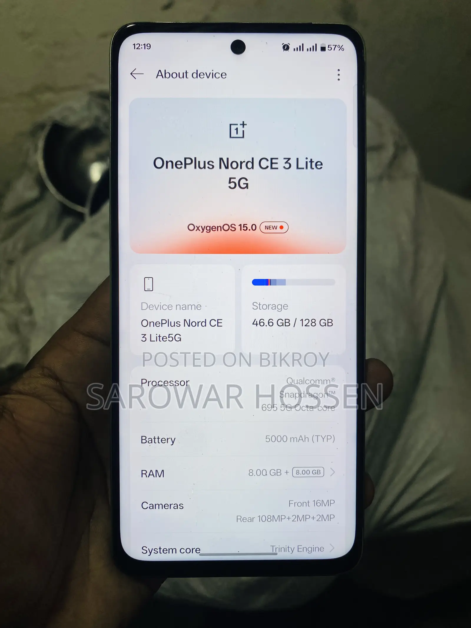 OnePlus Nord CE 3 Lite 5G 128 GB Green