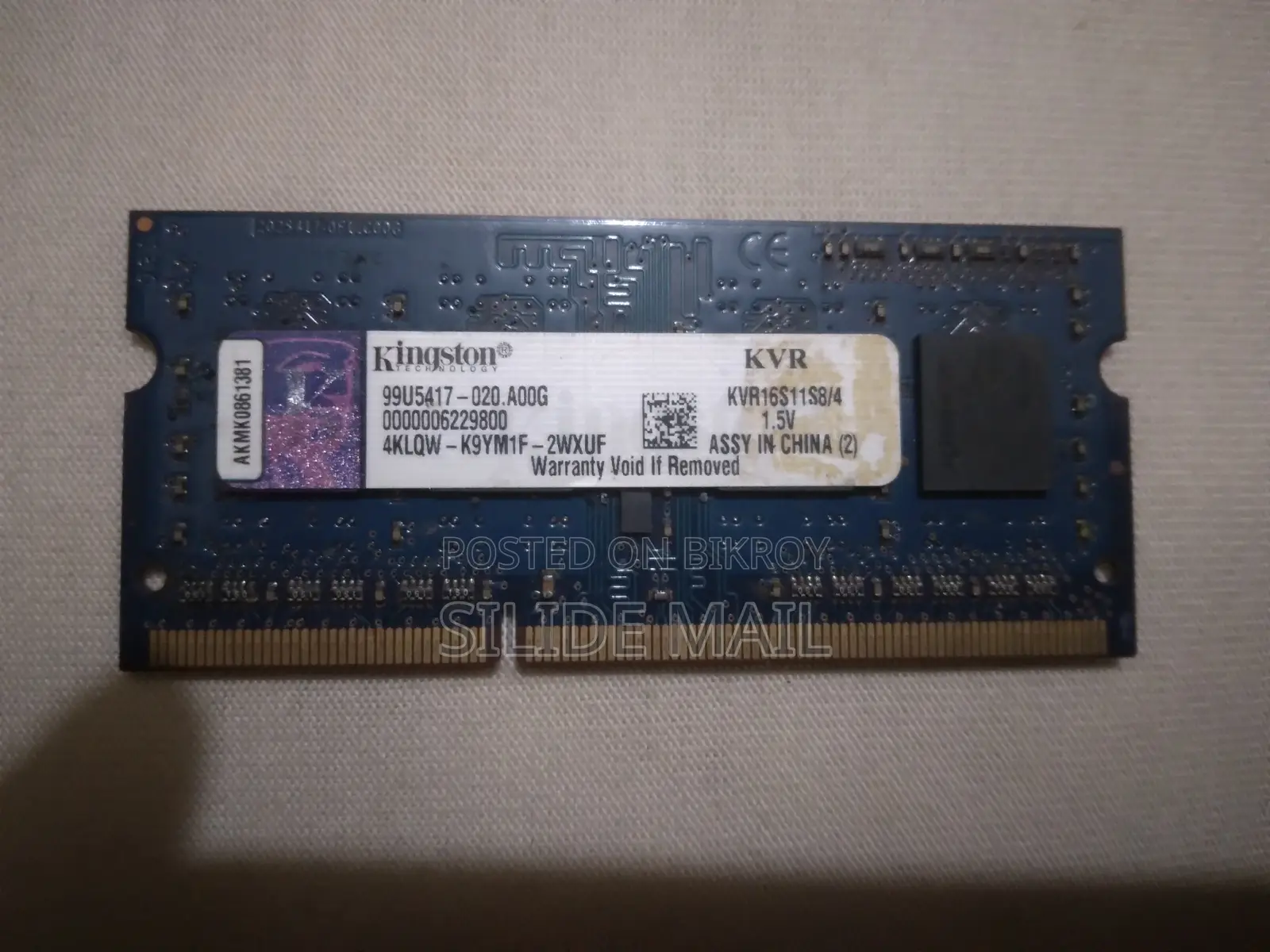 Laptop RAM 8 GB
