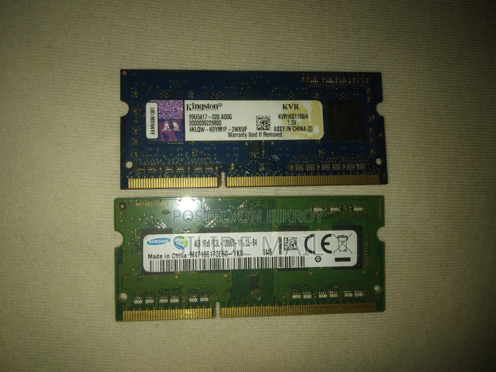 Laptop RAM 8 GB