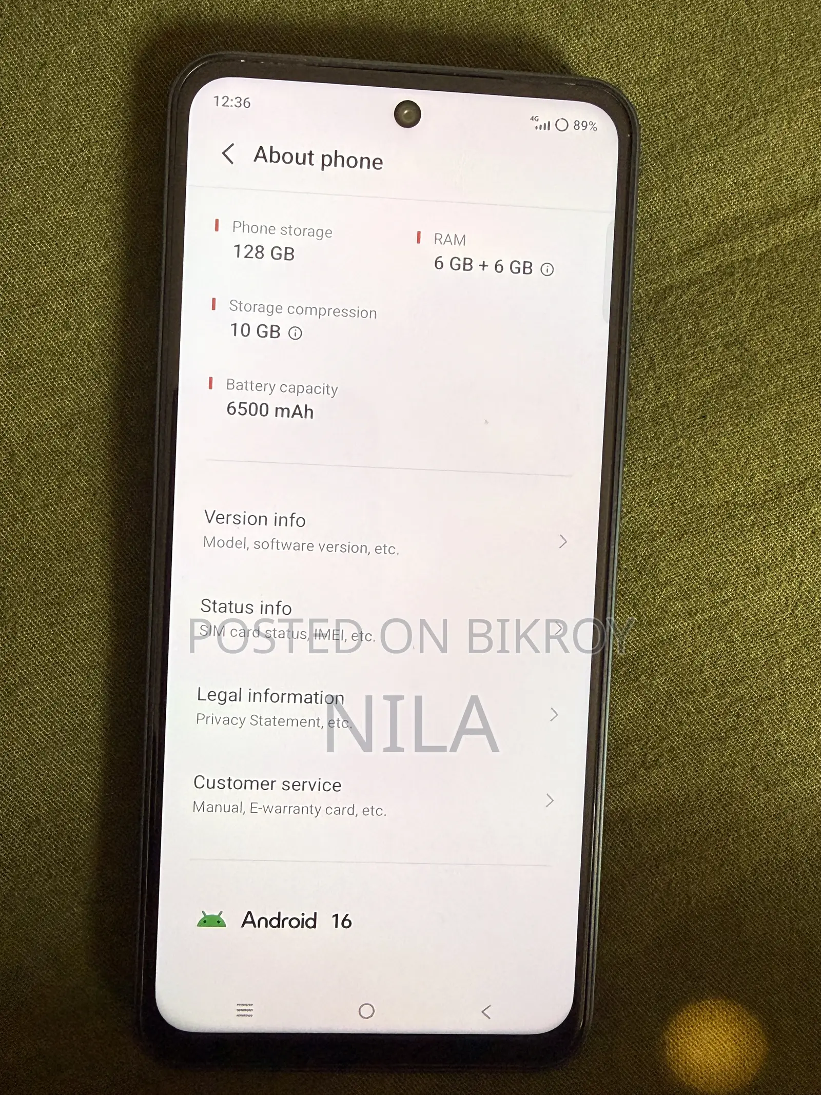 Vivo Y21d 128 GB Green