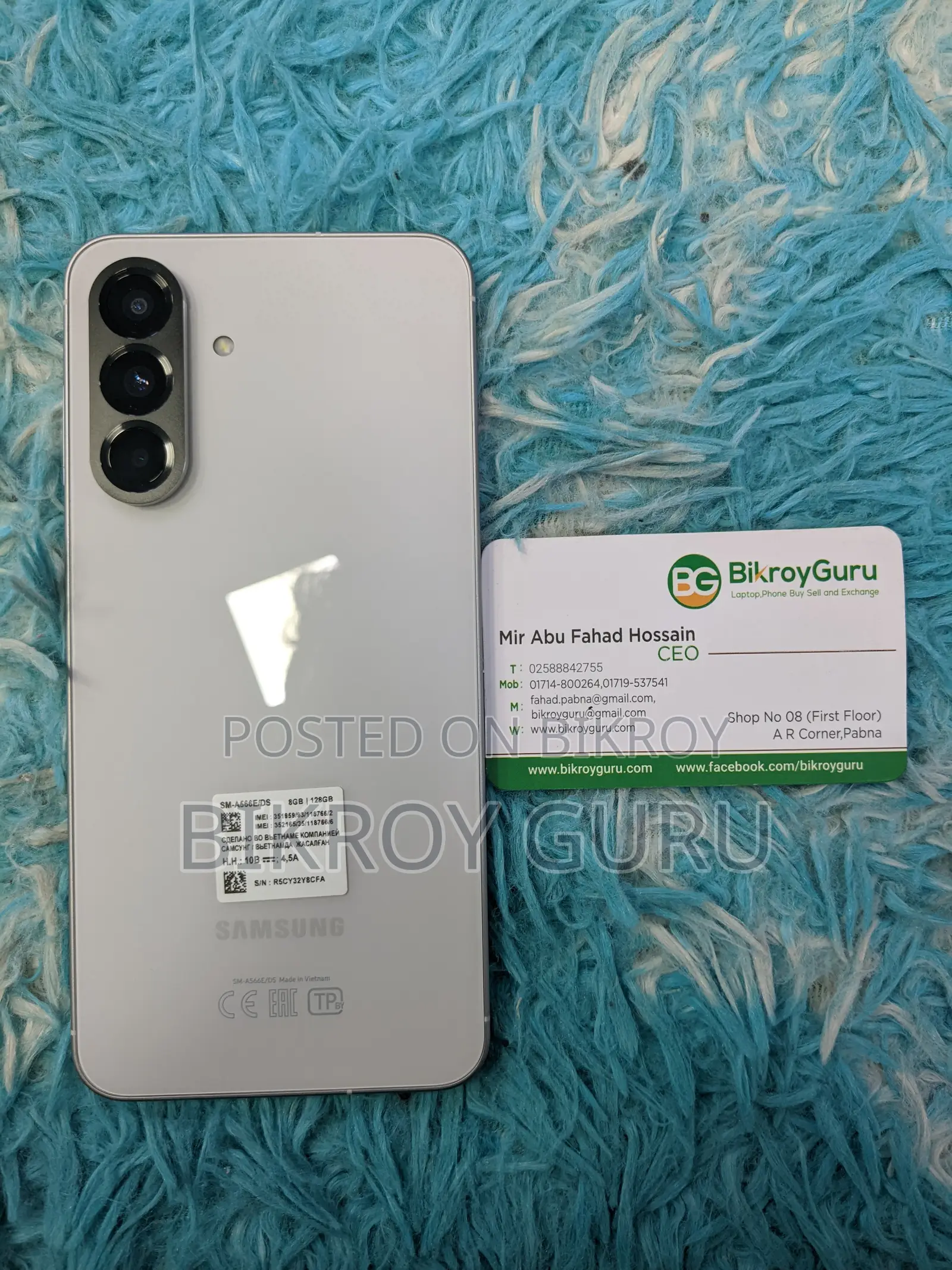 New Samsung Galaxy A56 128 GB White