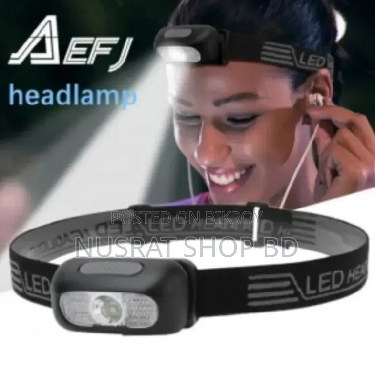 (R)Super Bright Light Sensor Mini Led Headlamp