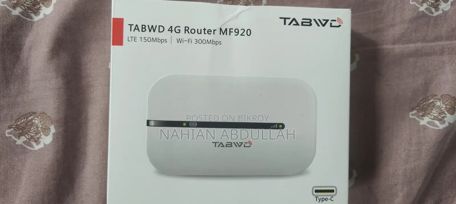 Tabwd 4G Pocket Router MF920