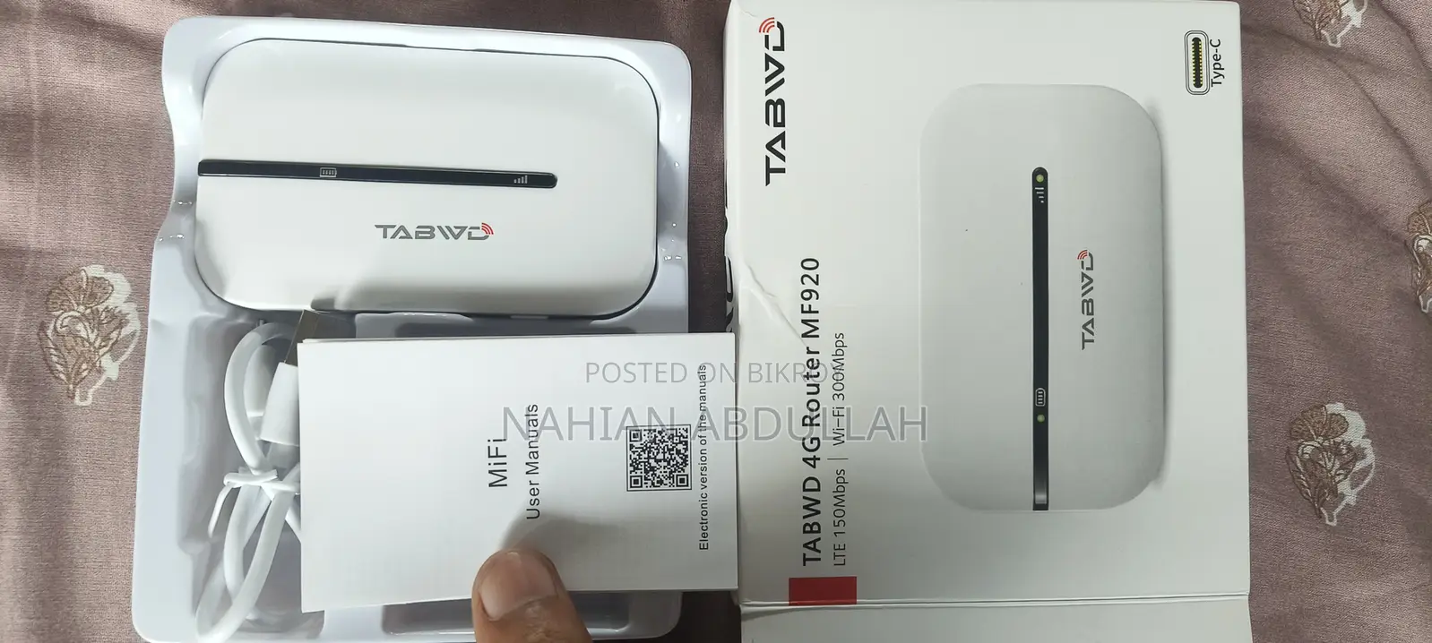 Tabwd 4G Pocket Router MF920