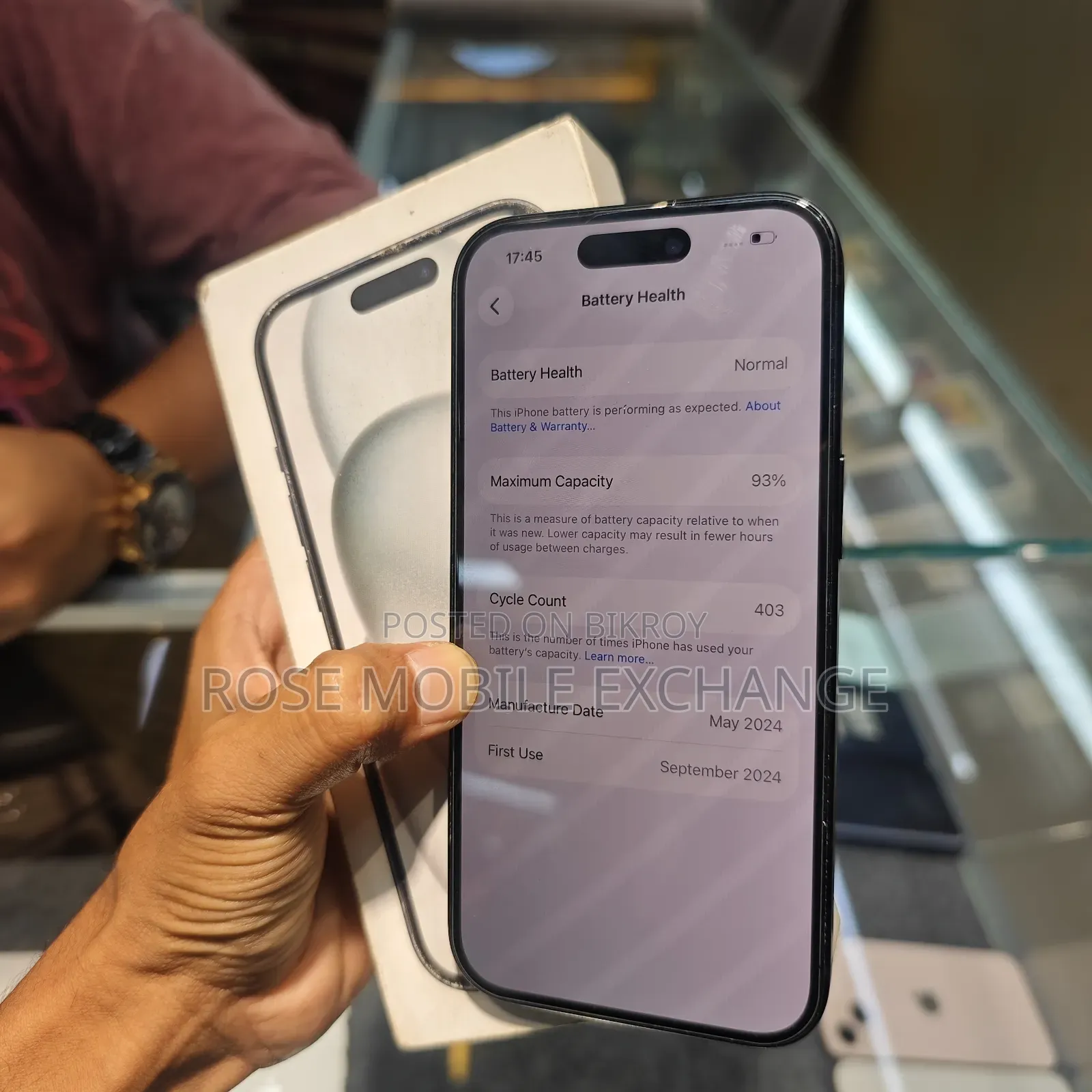 Apple iPhone 15 128 GB Black