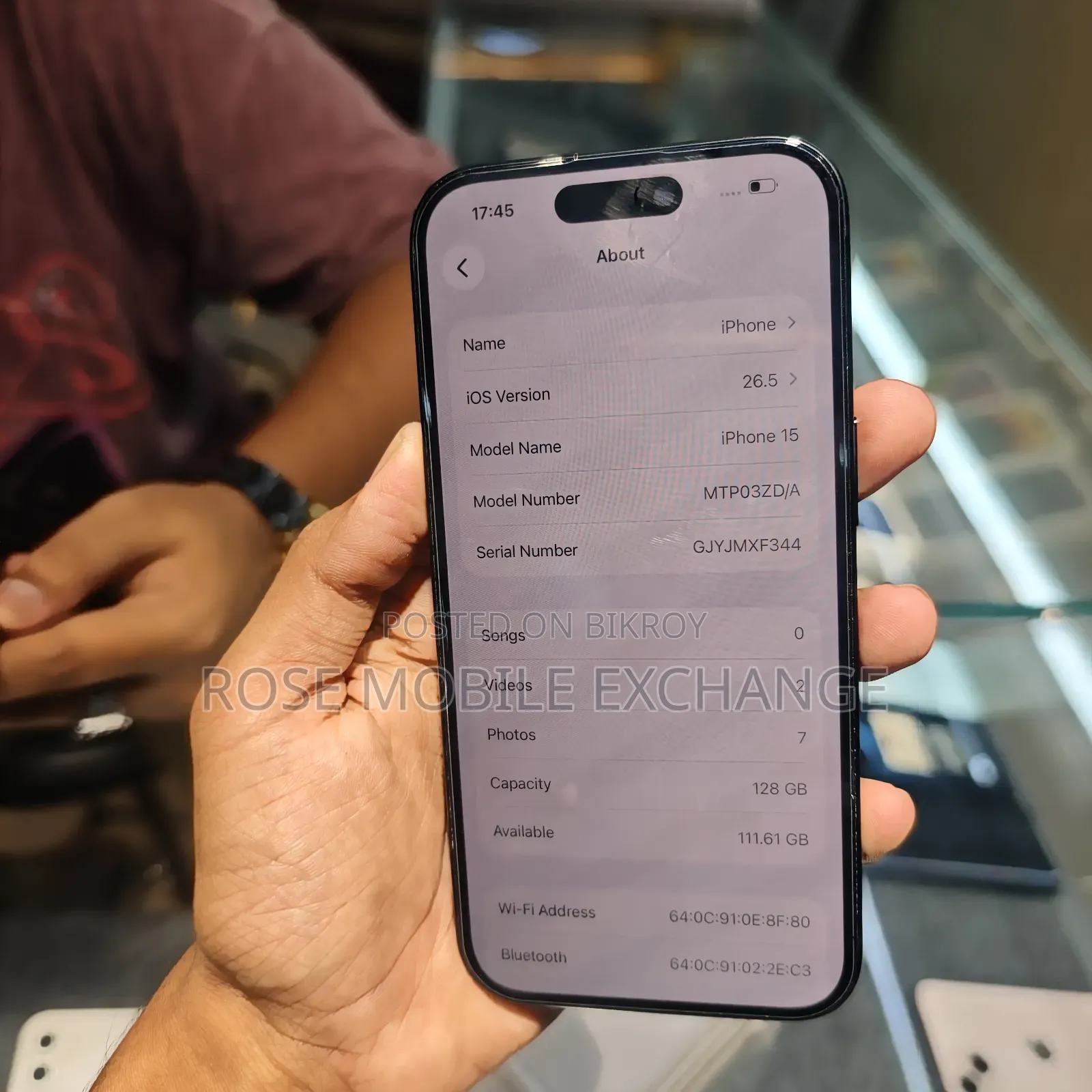 Apple iPhone 15 128 GB Black