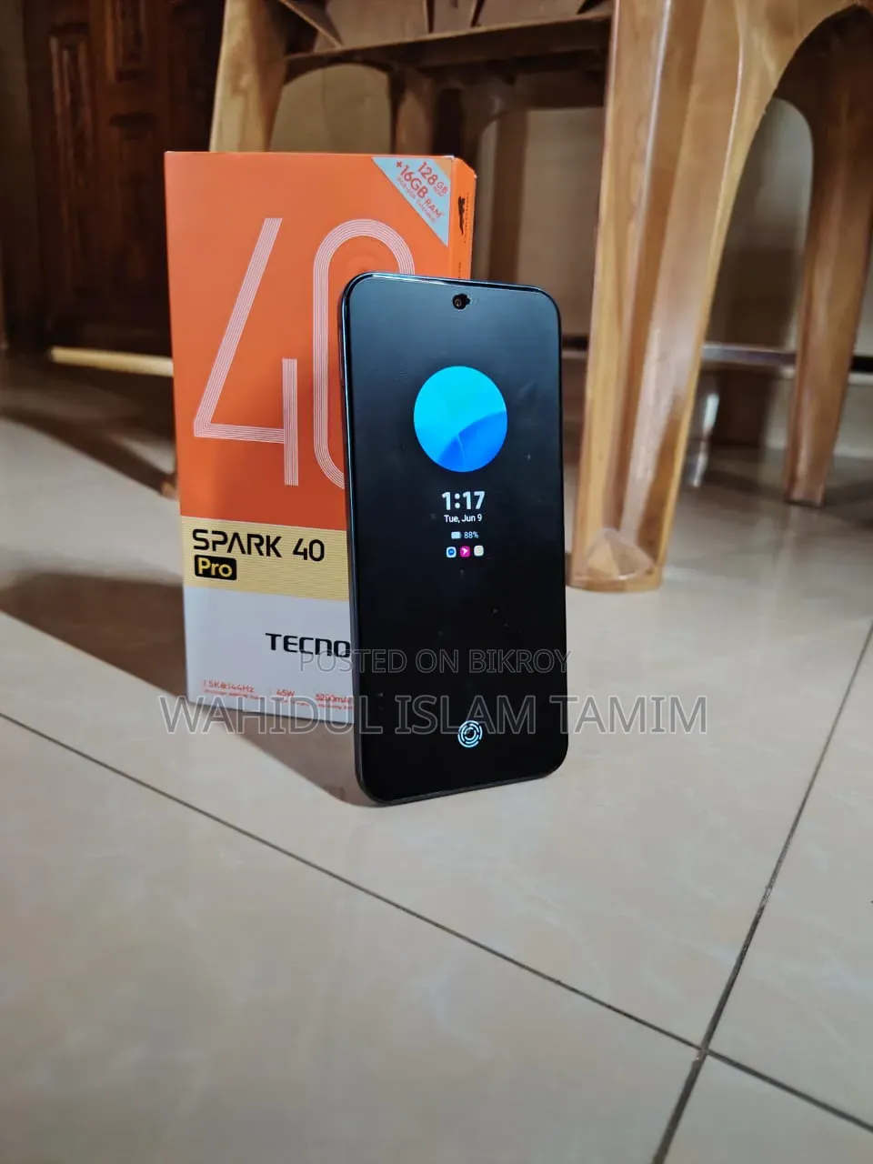 Tecno Spark 40 Pro 128 GB Black
