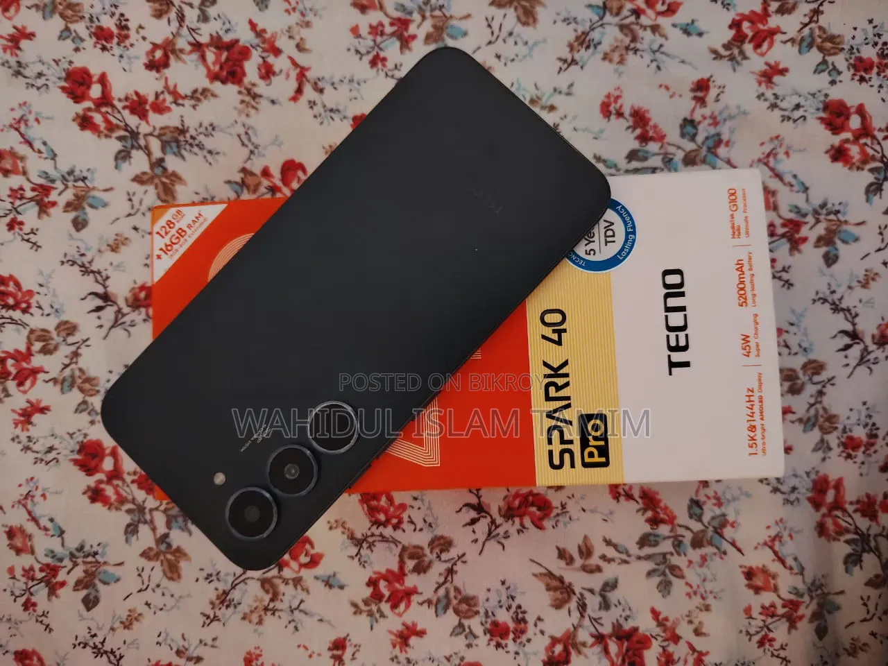 Tecno Spark 40 Pro 128 GB Black