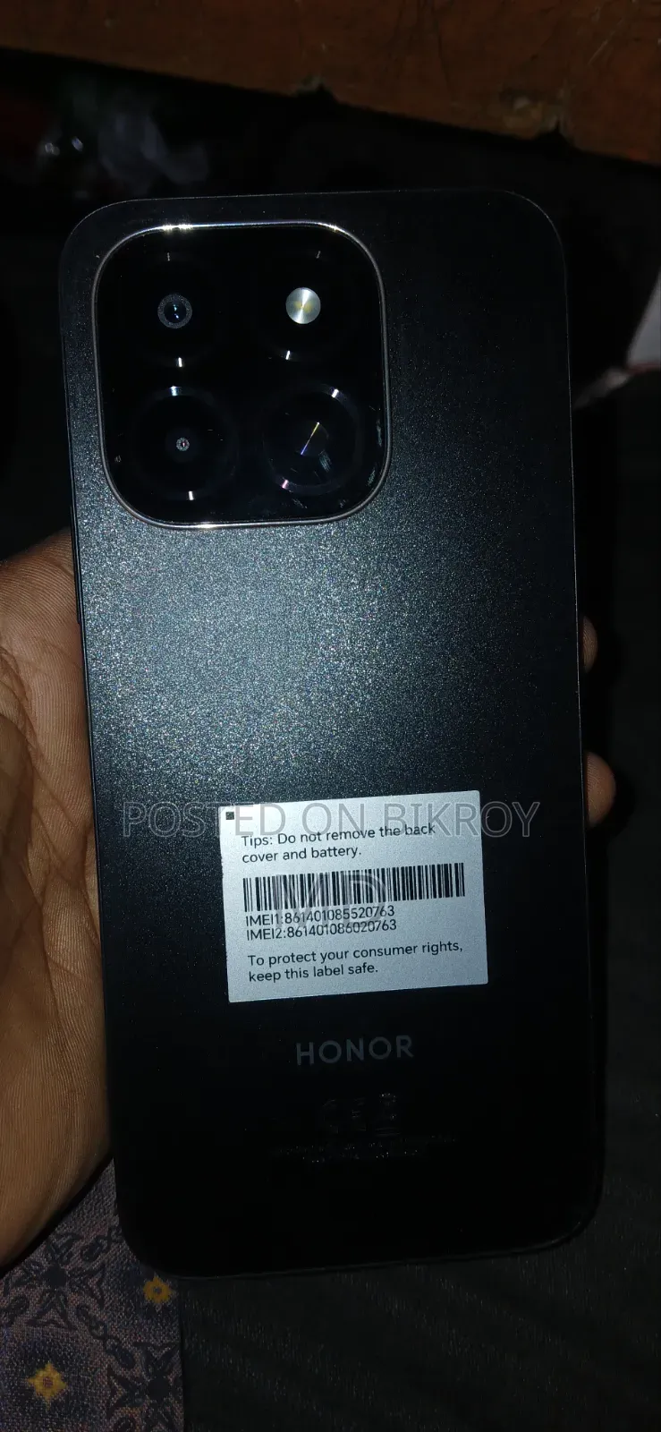 অনার এক্স৬সি ১২৮ জিবি ব্ল্যাক