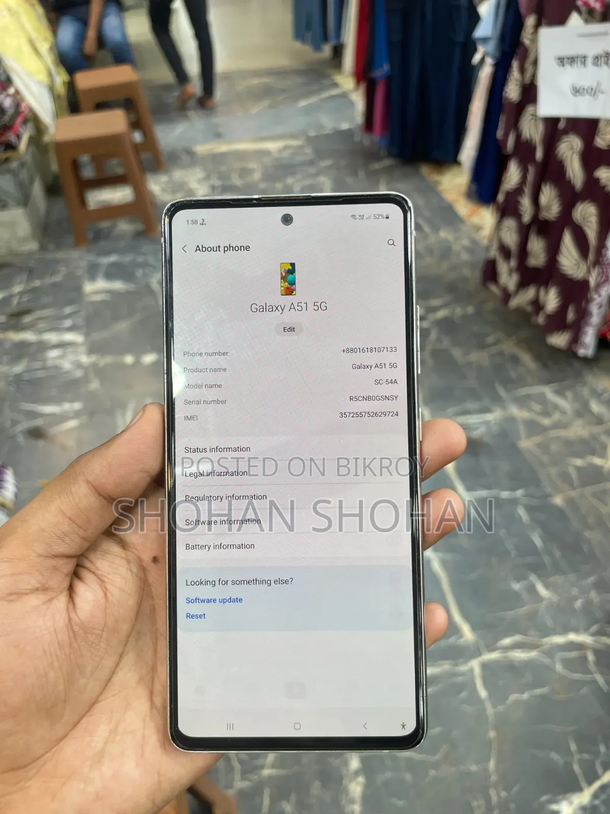 Samsung Galaxy A51 128 GB White
