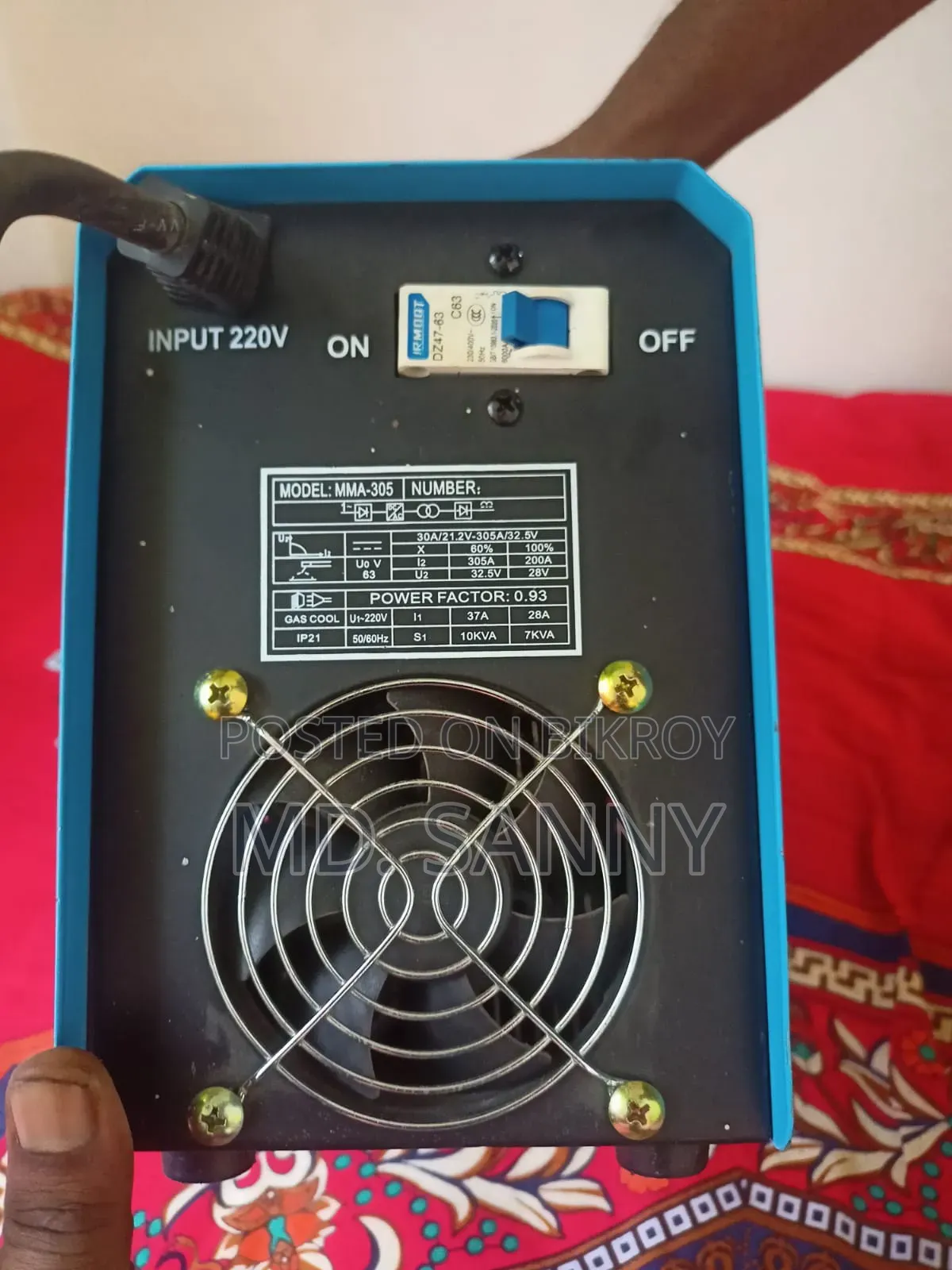ওয়েল্ডিং মেশিনে বিক্রি করা হবে Mailtank - Mma-305 Japan Technology