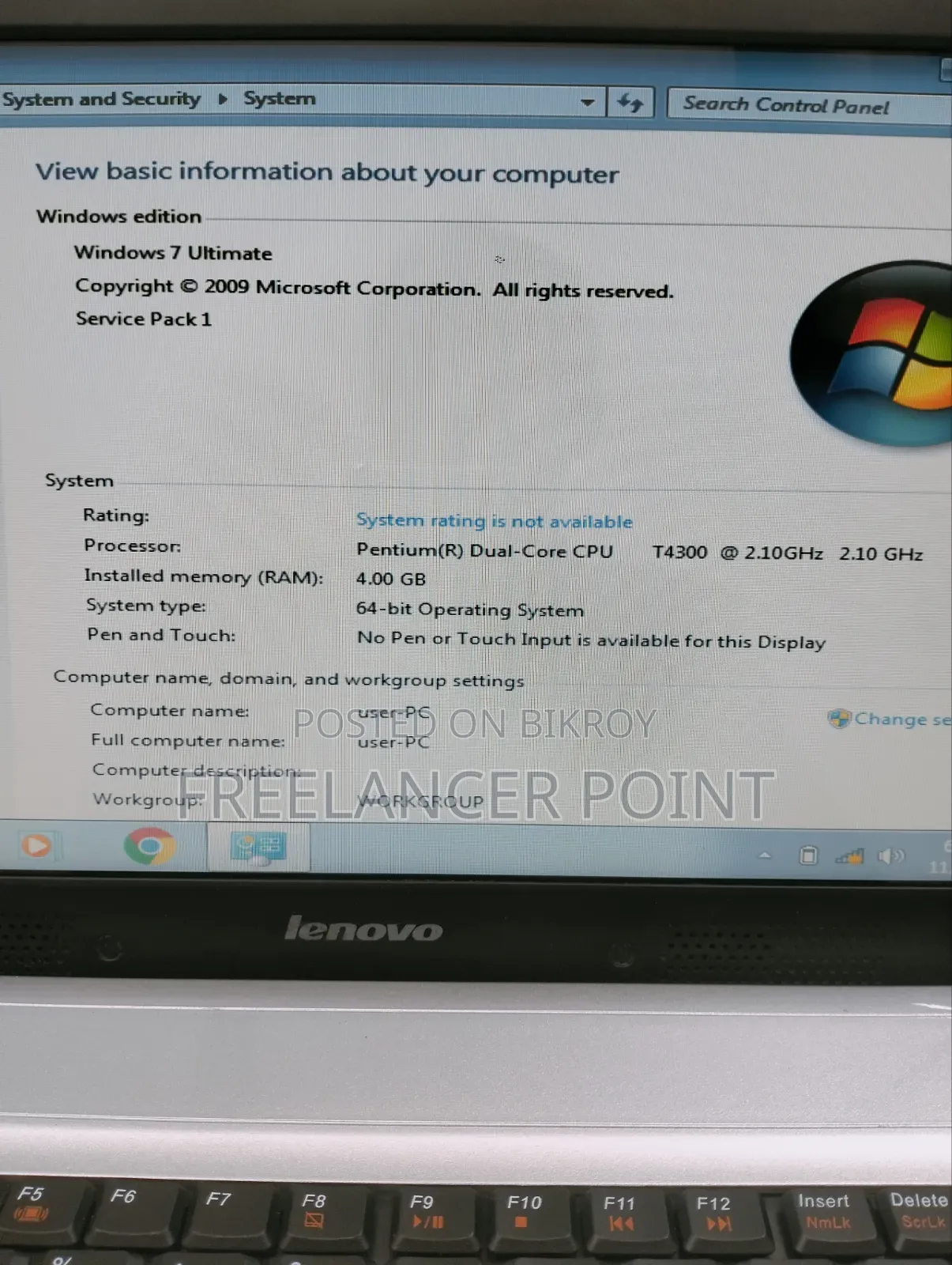 Laptop Lenovo G450 4GB Intel Celeron HDD 500GB
