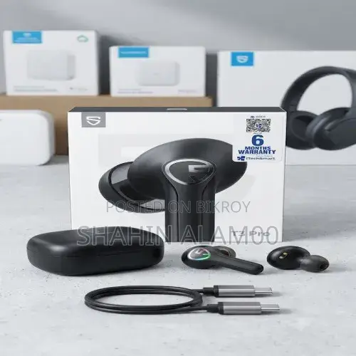 Soundpeats T3 Pro হাইব্রিড এএনসি ওয়্যারলেস ইয়ারবাডস ১২ মিমি ডায়নামিক ড্রাইভার সহ